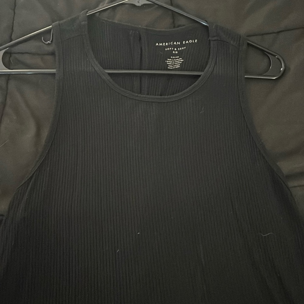 Open back tank top